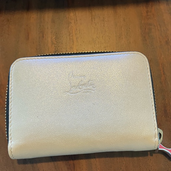Christian Louboutin cream Wallet with Silver Embellishments - Picture 5 of 5